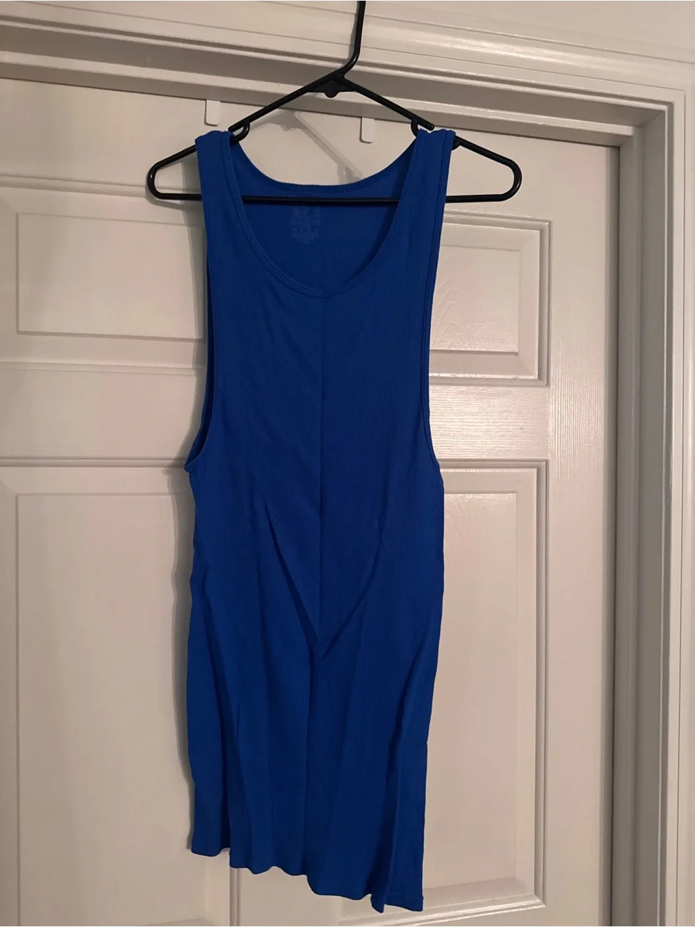 Classic Ribbed Tank Top (3) - Black, Royal Blue and Red